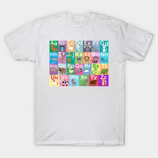 Spanish Animal Alphabet T-Shirt